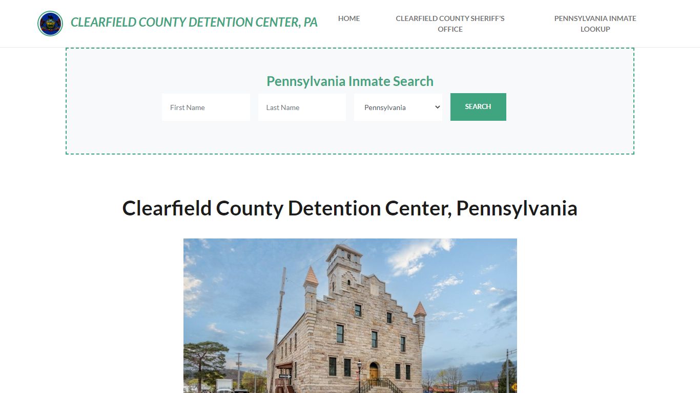 Clearfield County Detention Center, PA Inmate Roster, Offender Search